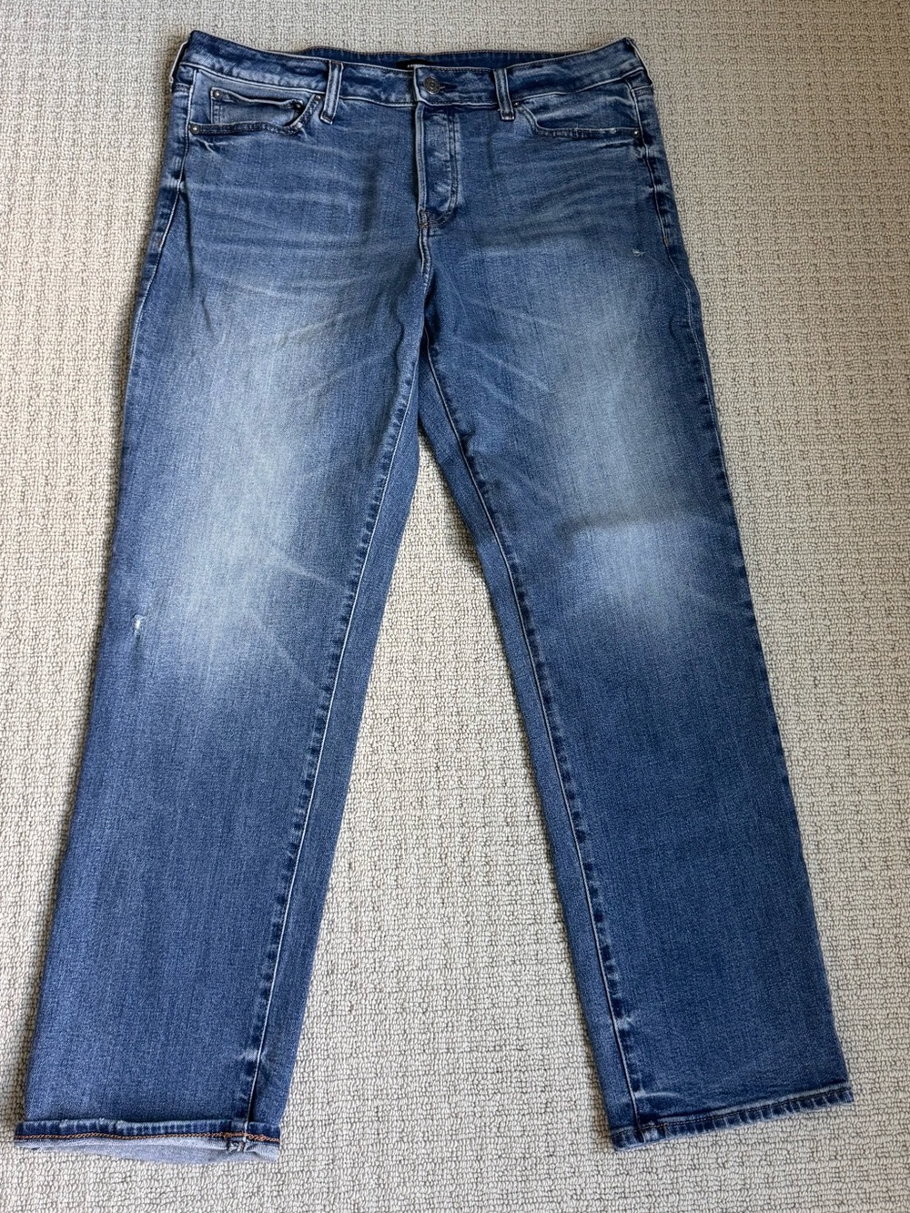 Express Men's Medium Blue Straight Jeans